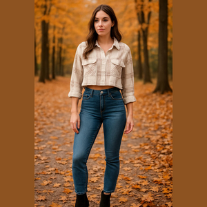 Oak+Fort cropped top